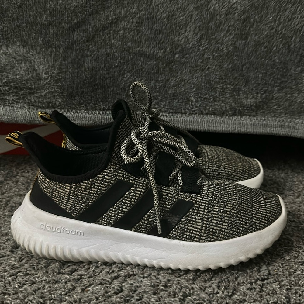 Grey adidas shoes